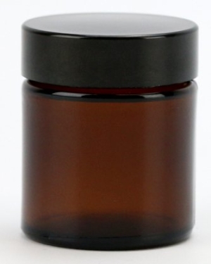 30ml Amber Jar with black urea lid